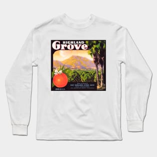 Highland Grove Brand Label Long Sleeve T-Shirt